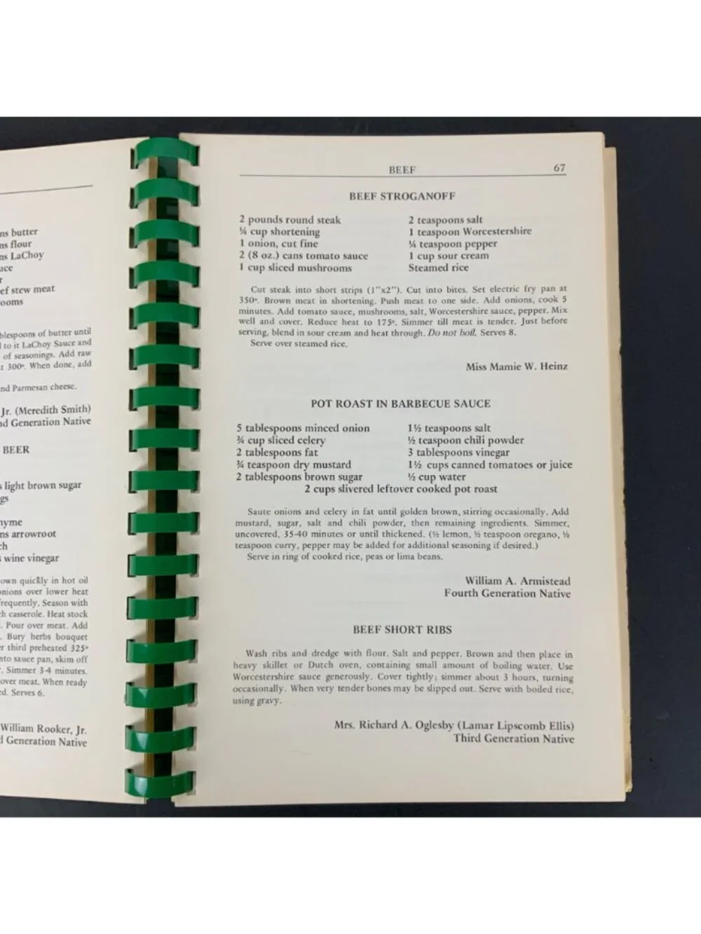 Atlanta Natives Favorite Recipes Spiral-Bound Cookbook 1980 Georgia USA Vintage